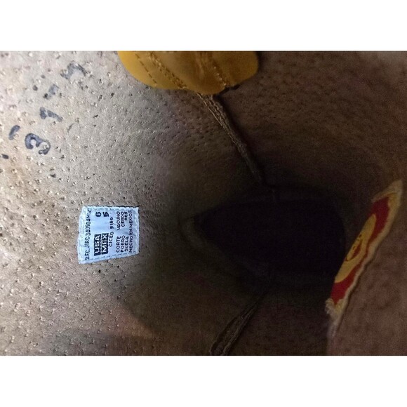 Yellow, vintage old rider cowboy boots. Size 6 - Picture 11 of 12